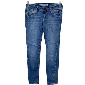 Bullhead Extreme Skinny Low Rise Jeans Women Juniors 3 Stretch Skater Casual Y2K